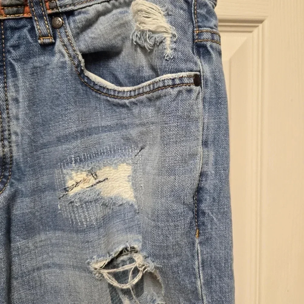 Men's Billionaire Boys Club Heart Mind Distressed Back Leather Buckle Rare Sz32 - Picture 8 of 17